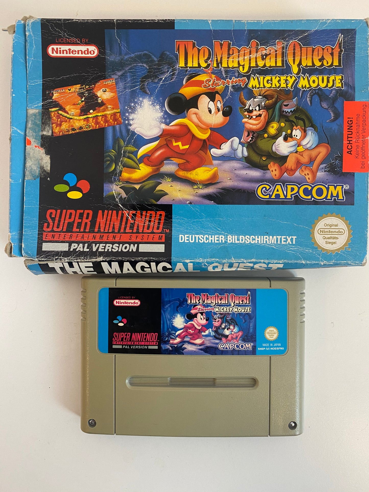 Snes Super Nintendo Game The Magical Quest