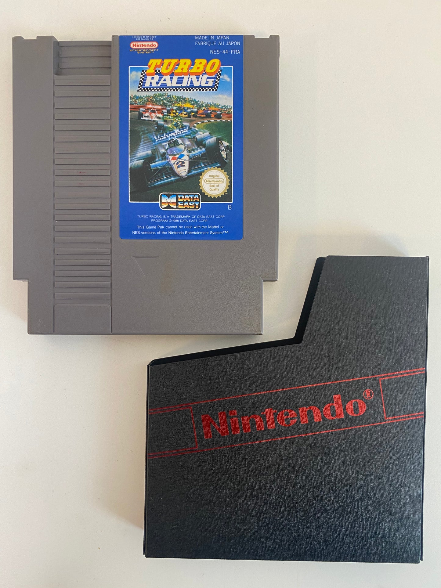 Nes game Turbo Racing for Nintendo Entertainment System