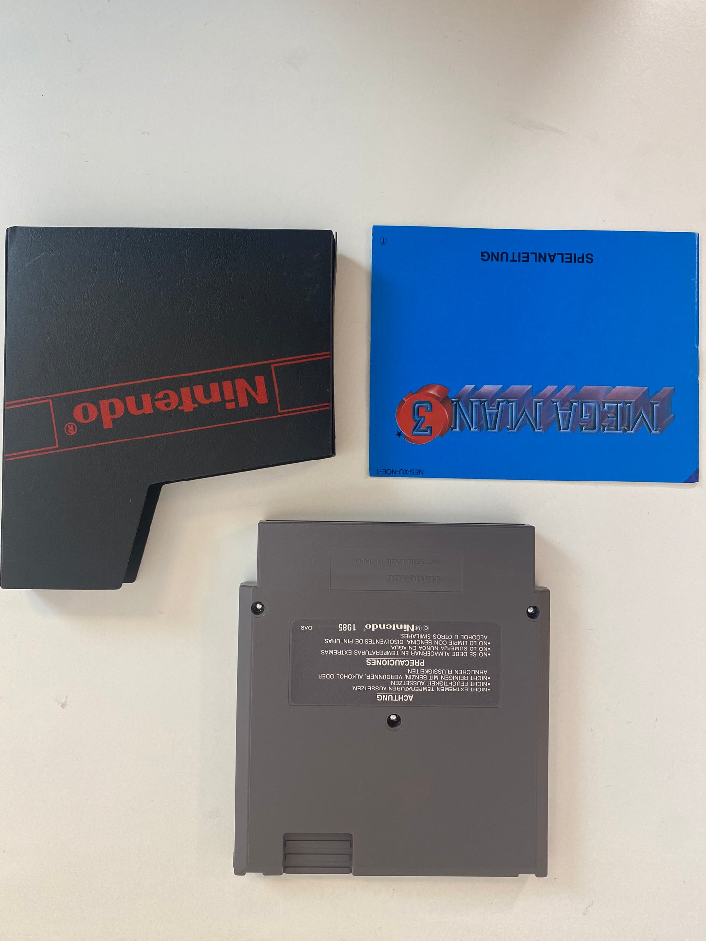 Nes game Megaman 3 with instructions Nintendo Entertainment System
