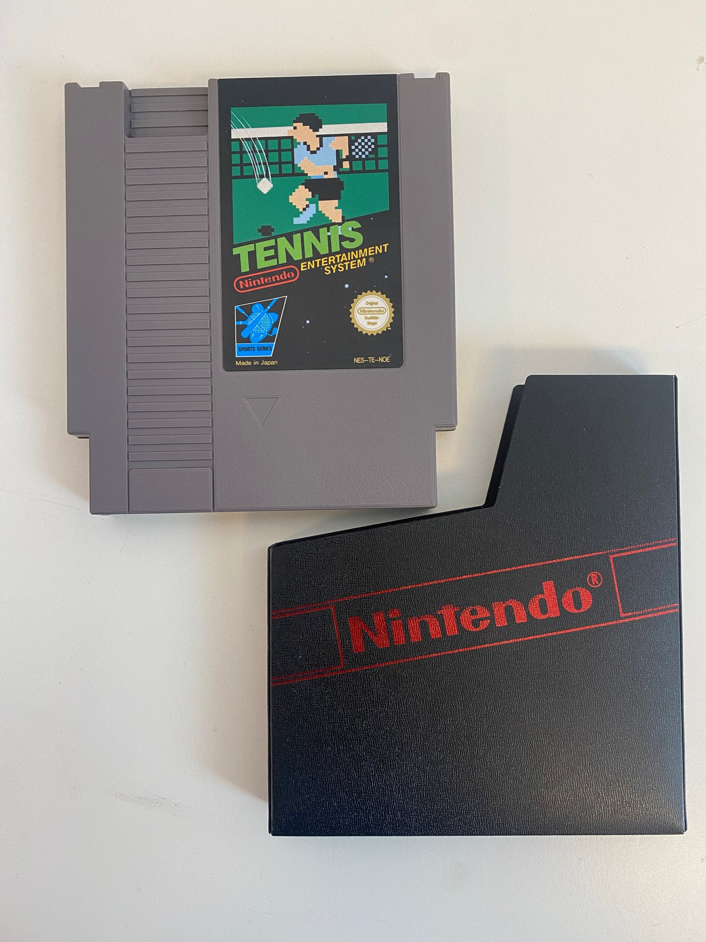 Nes game tennis nintendo entertainment system