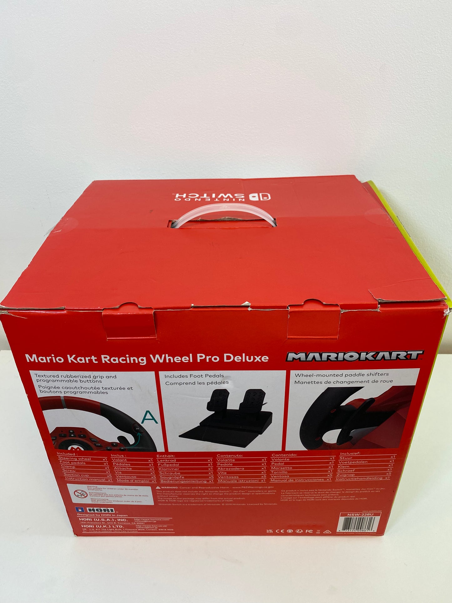 Mario Kart Nintendo Switch Steering Wheel Original Top Condition