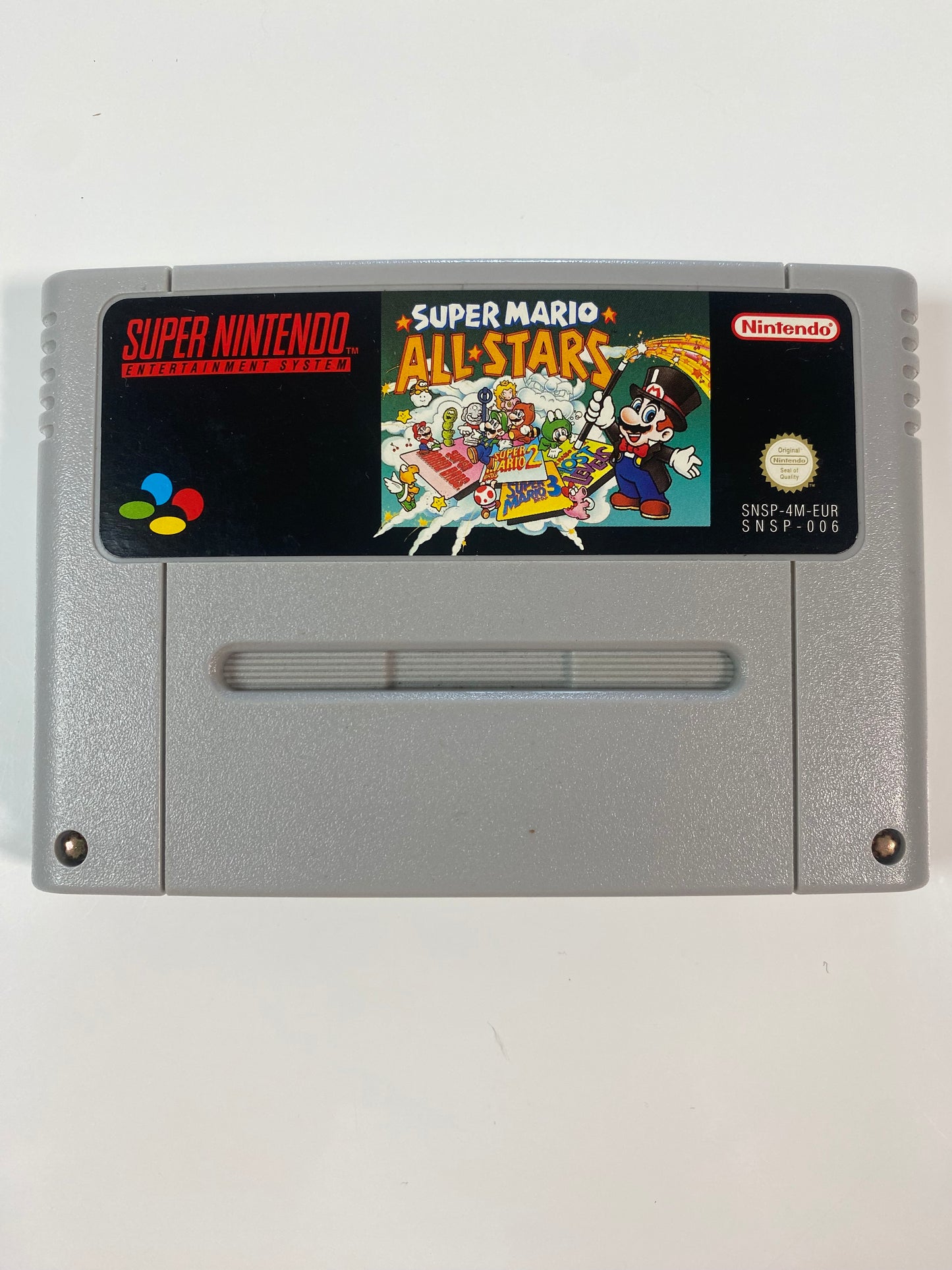 Super Nintendo Game - Super Mario Allstars (Out of Box)