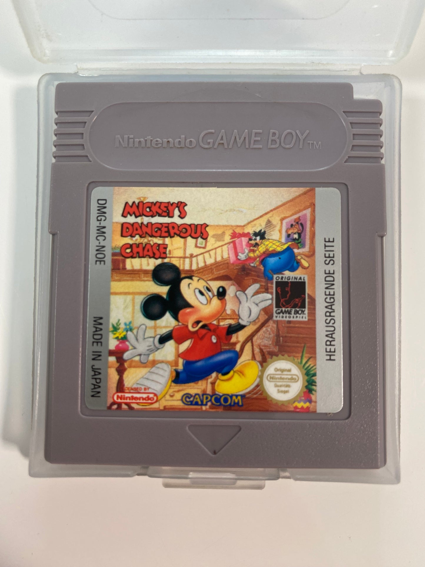 Game Boy Game - Mickeys Dangerous Chase (Top condition, protective case included)