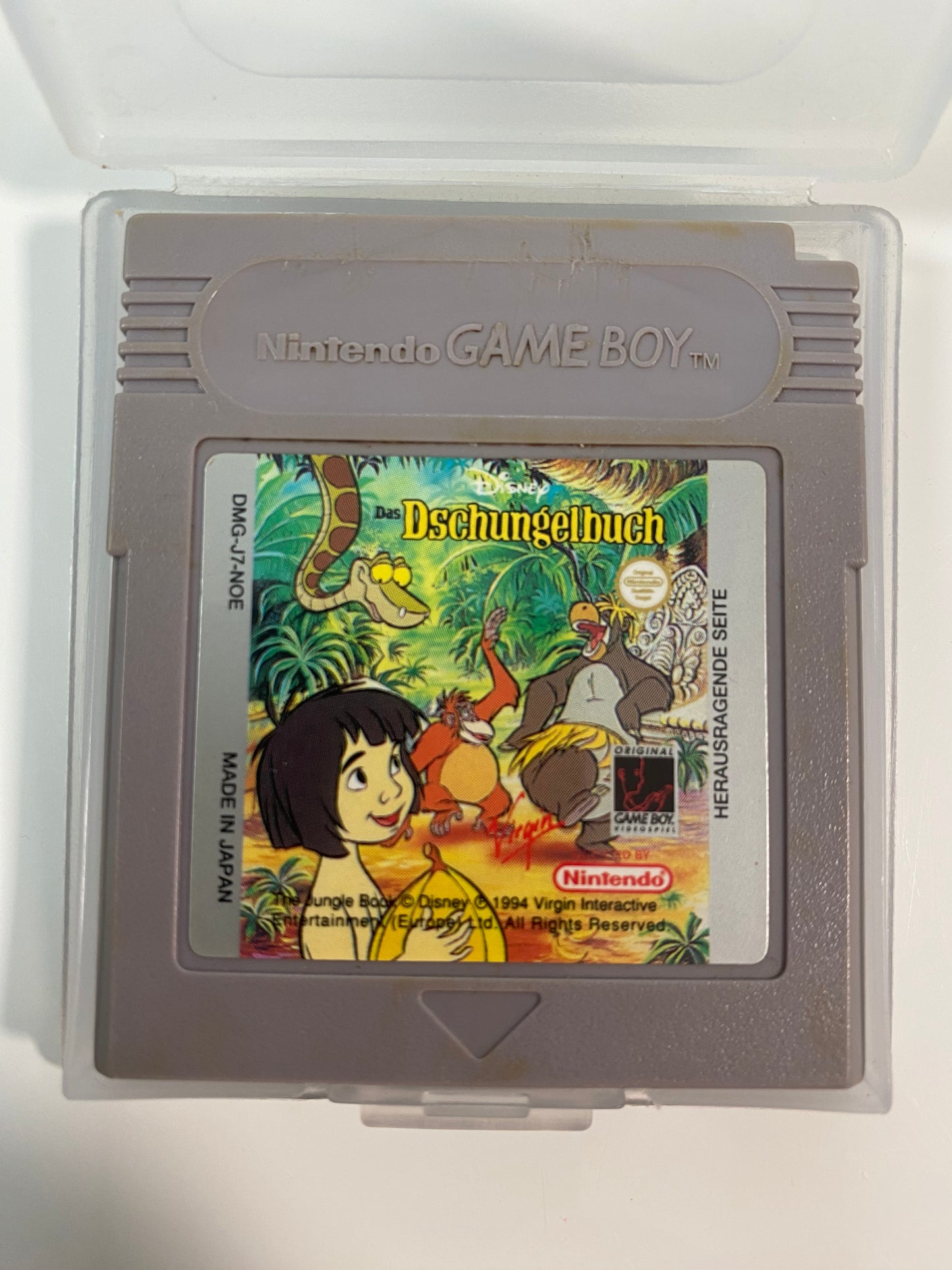 Game Boy Game - Jungle Book (Top condition, protective cover included)