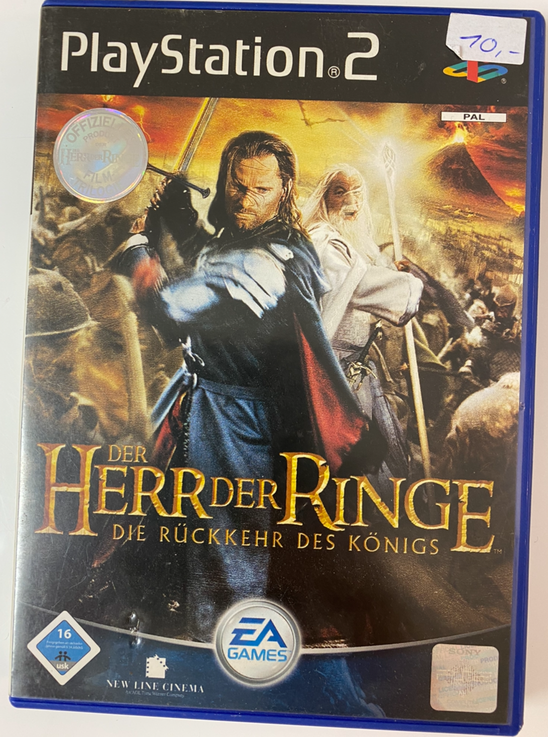 PlayStation 2 Game: The Lord of the Rings: The Return of the King