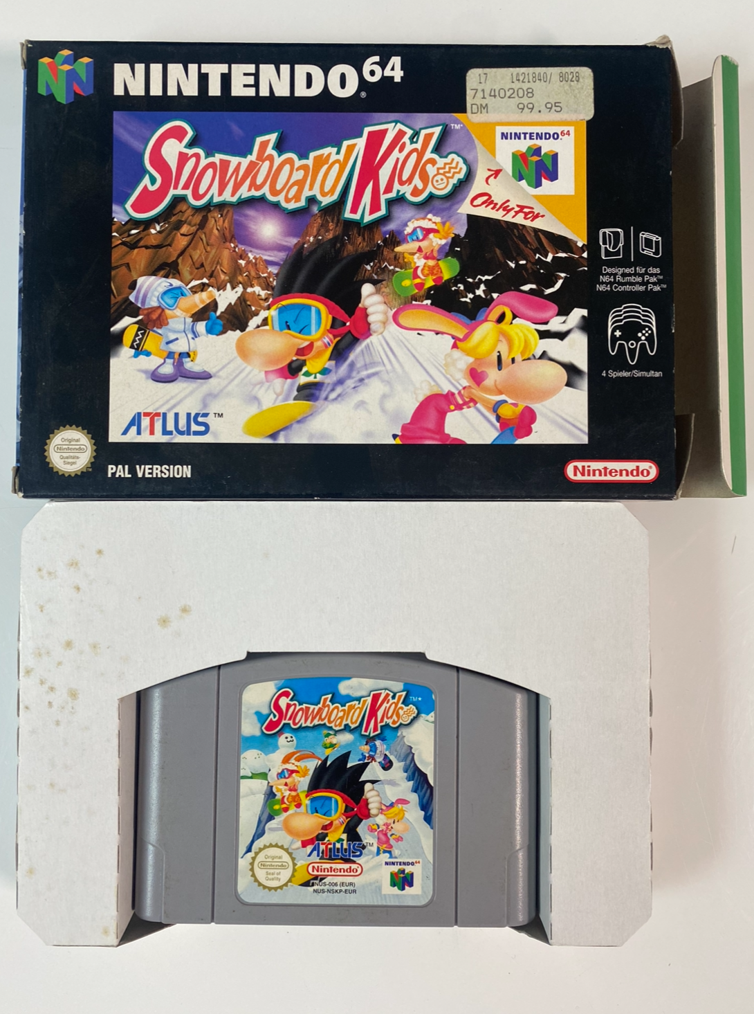 Snowboard Kids - Nintendo 64 Spiel - OVP mit Verpackung