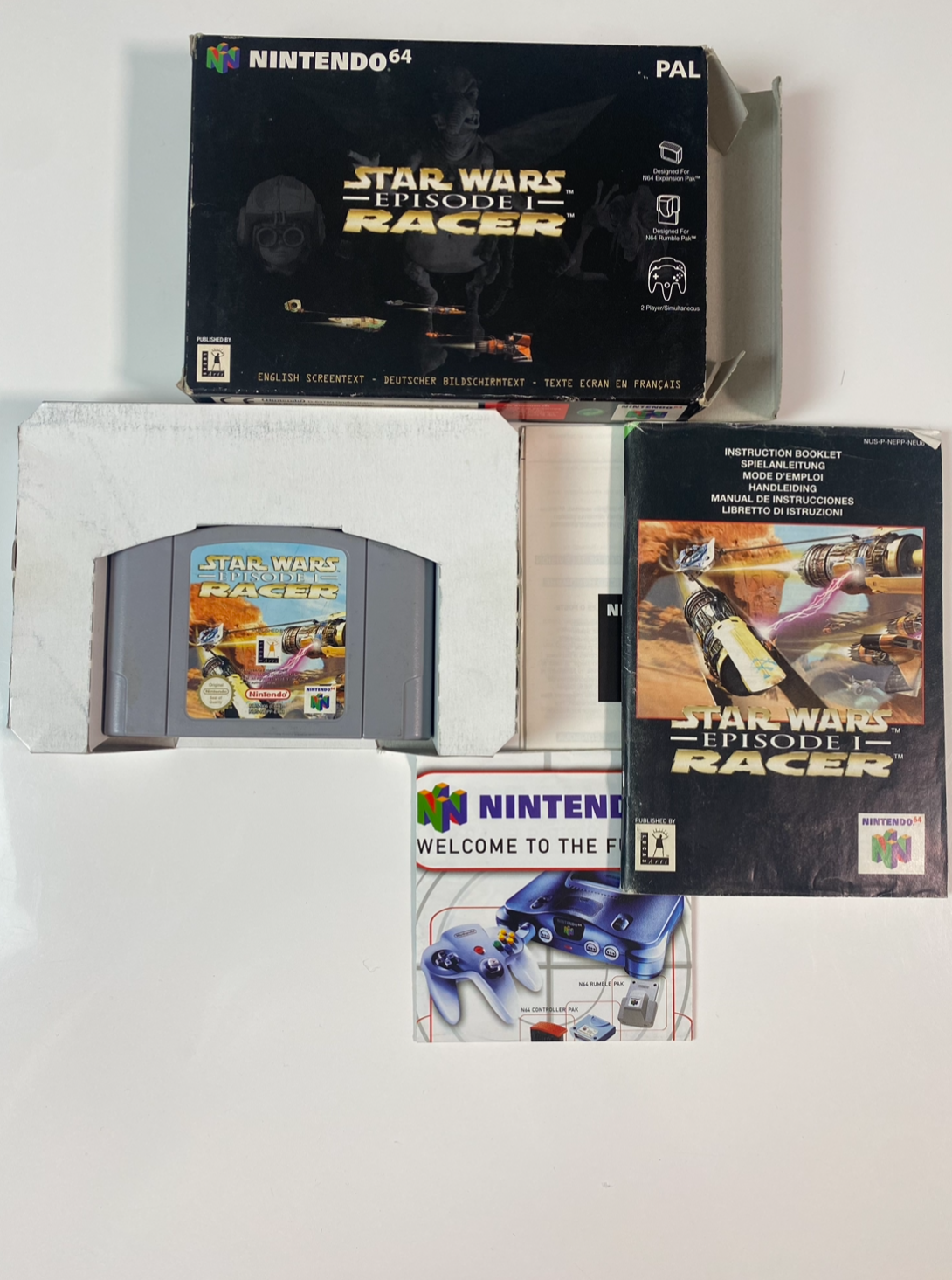Star Wars Episode I: Racer - Nintendo 64 Spiel - OVP mit Verpackung