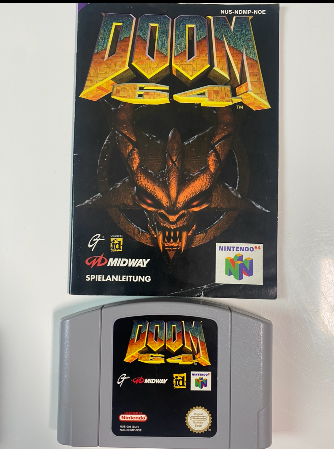 DOOM 64 - Nintendo 64 Spiel mit Anleitung