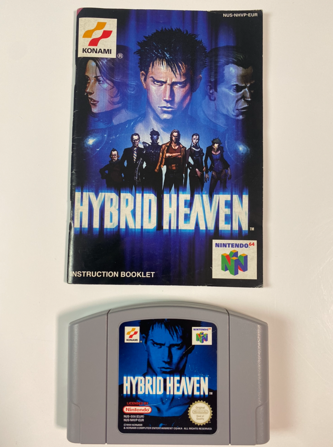 Hybrid Heaven - Nintendo 64 Spiel mit Anleitung