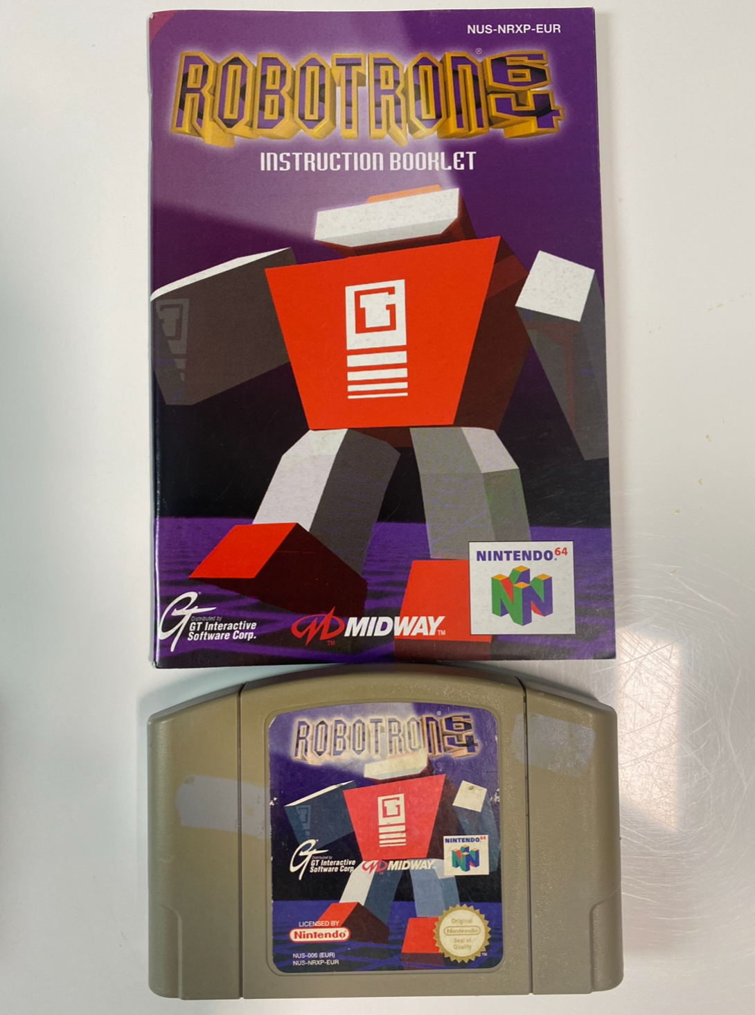 Robotron 64 - Nintendo 64 Spiel mit Anleitung