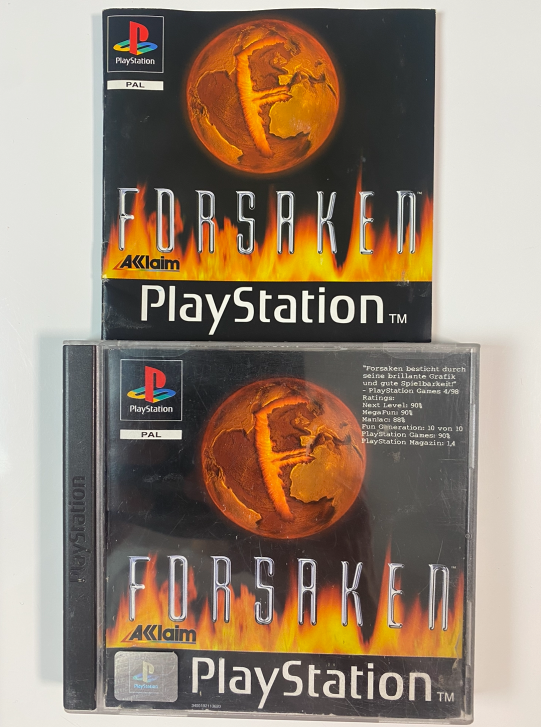 Forsaken - PlayStation 1 Spiel mit Originalverpackung und Anleitung