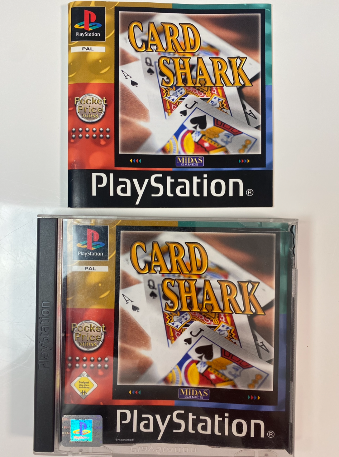 Card Shark Playstation 1 Spiel