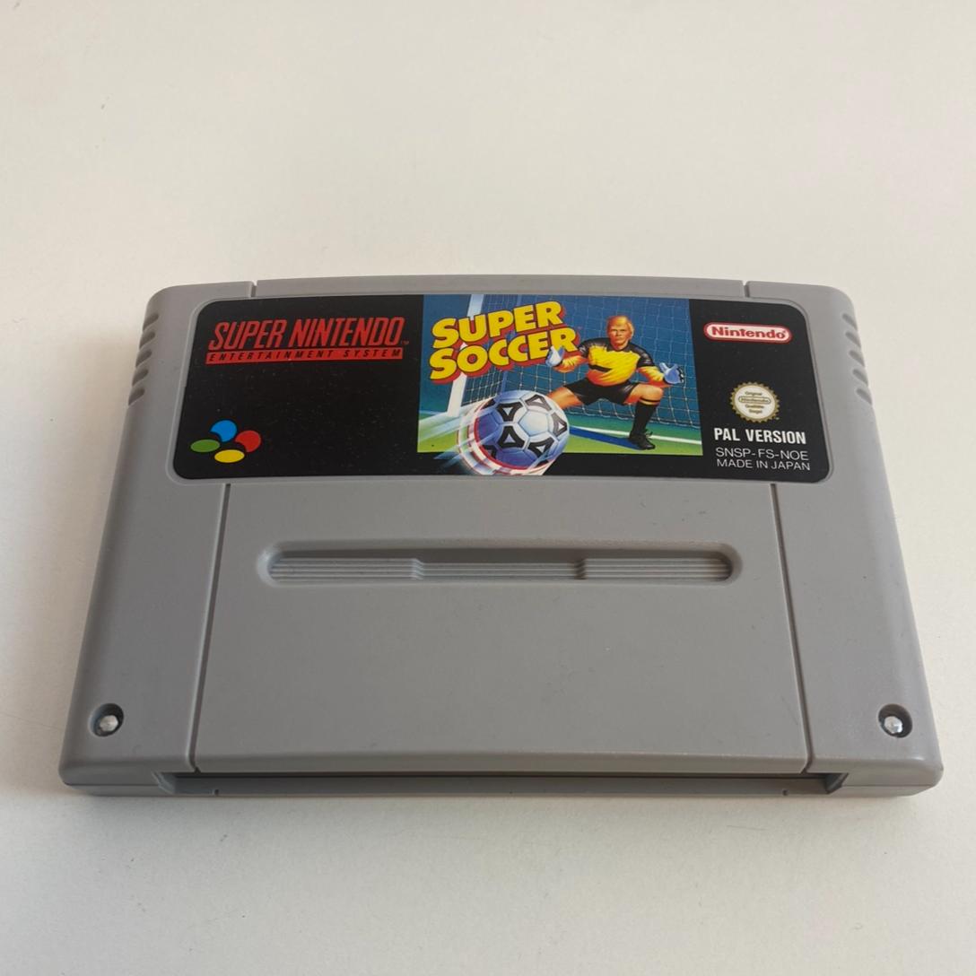Super Soccer game for Super Nintendo