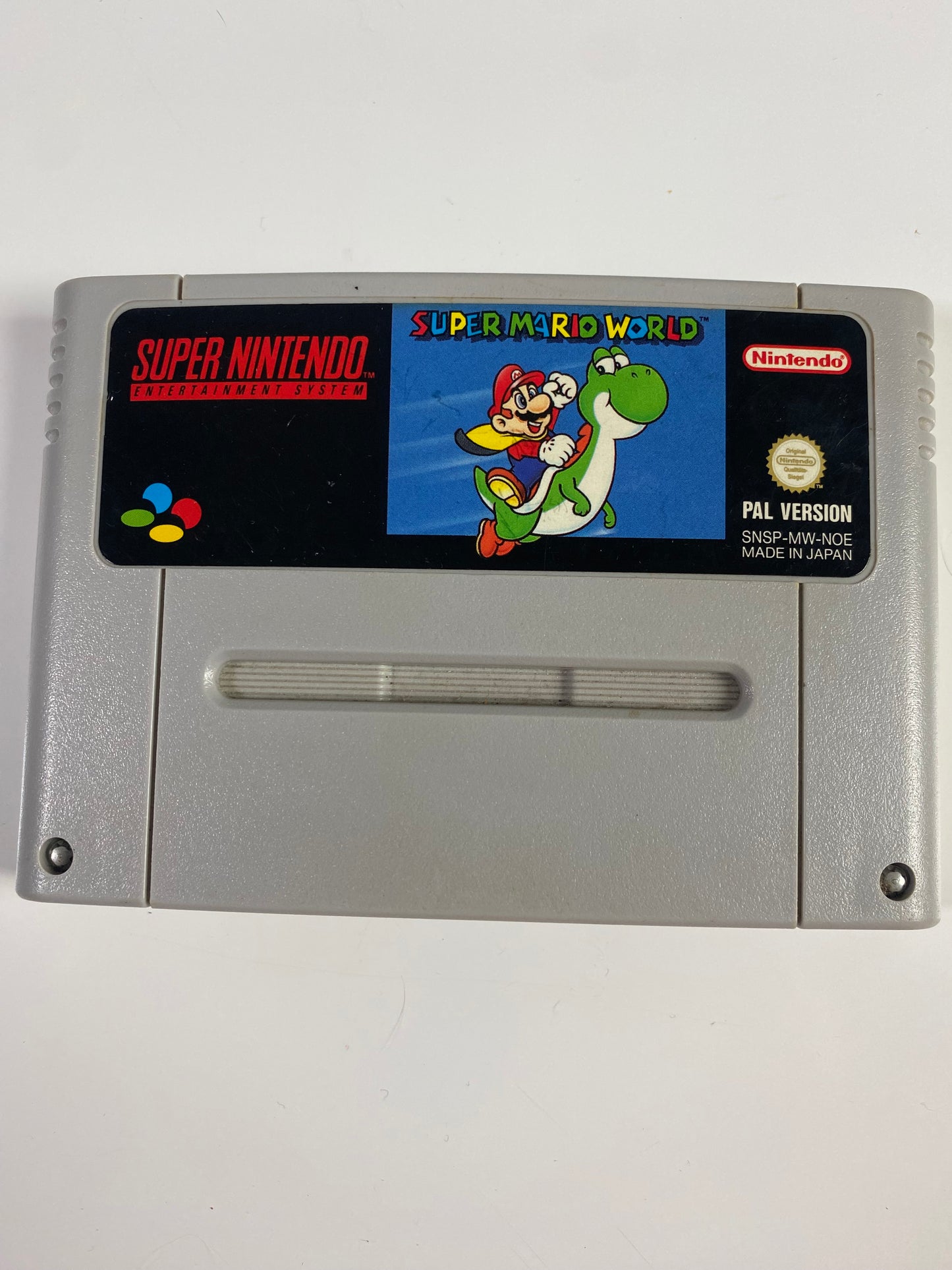 Super Nintendo Spiel super Mario World Top Zustand