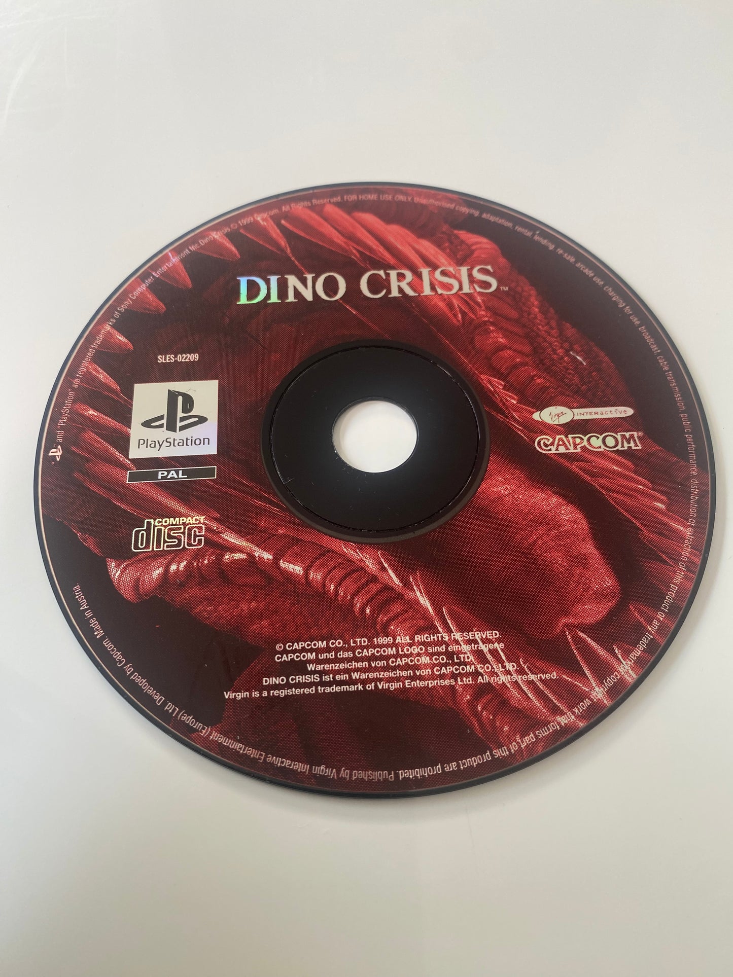 Dino Crisis PlayStation 1 Spiel