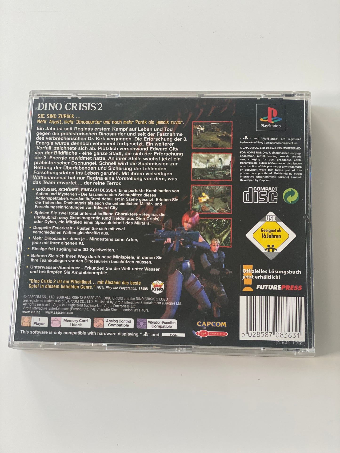 Dino Crisis 2 Spiel PlayStation 1