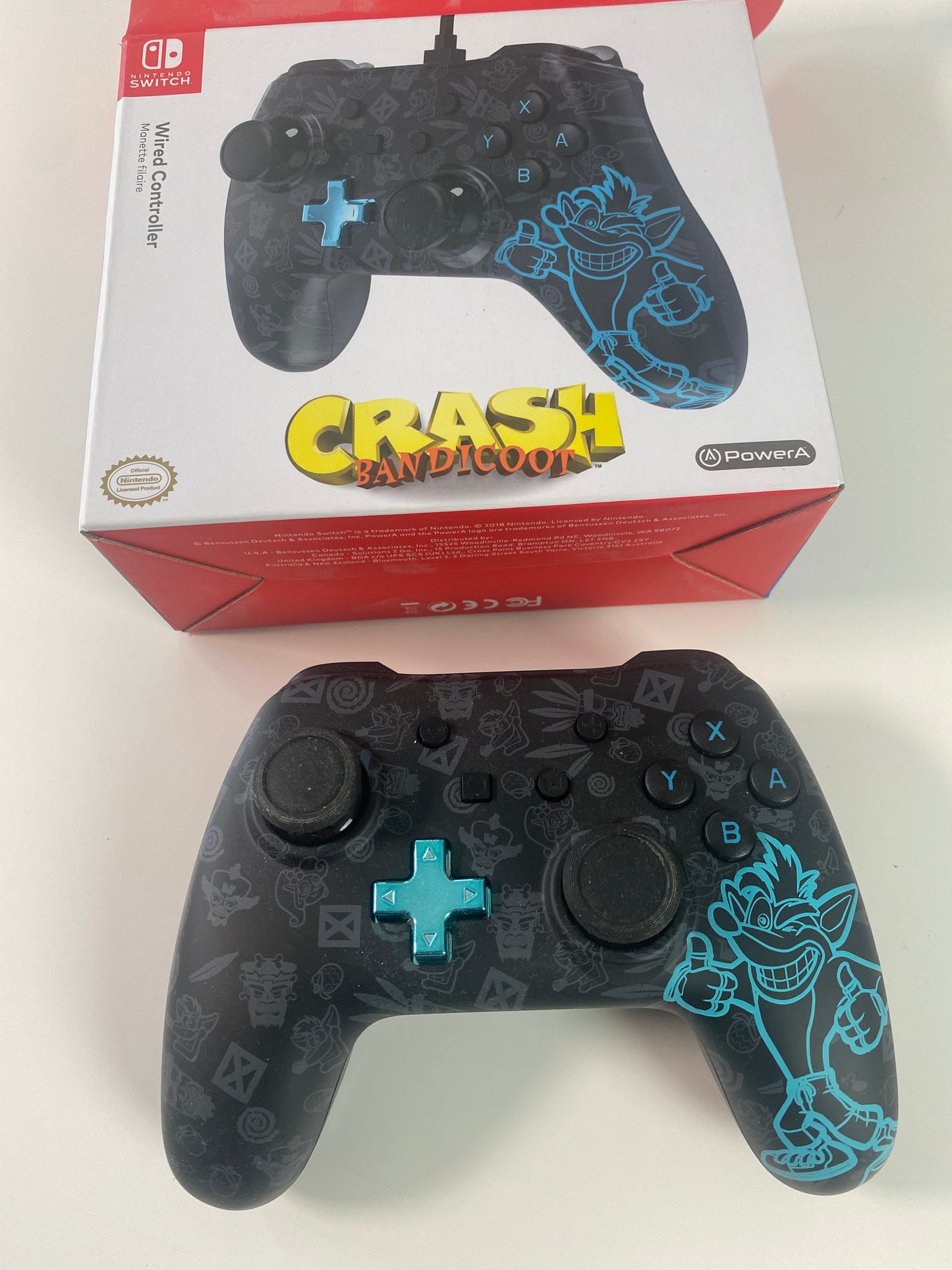 Crash Bandicoot Switch Controller
