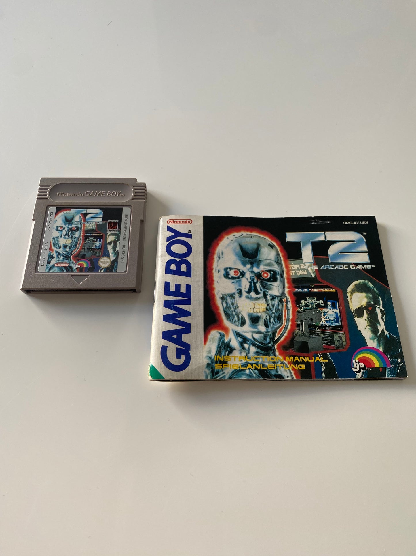 Game Boy T2 Terminator 2 Spiel mit Anleitung The Arcade Game