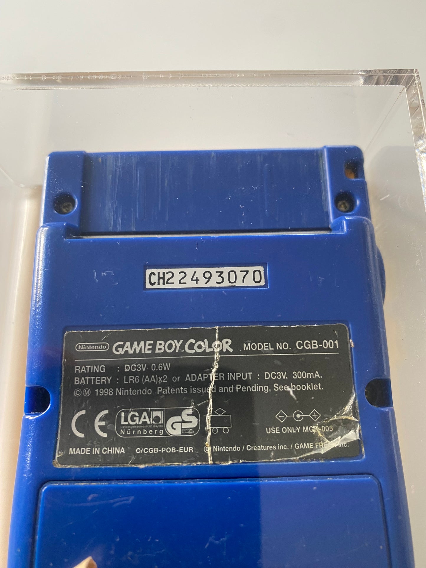 Game Boy Color Pikachu Edition mit Schutzhülle Gelb Pokémon Blau