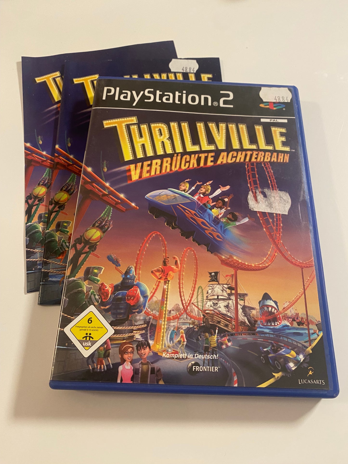 Thrillville verrückte Achterbahn Playstation 2 Ps2