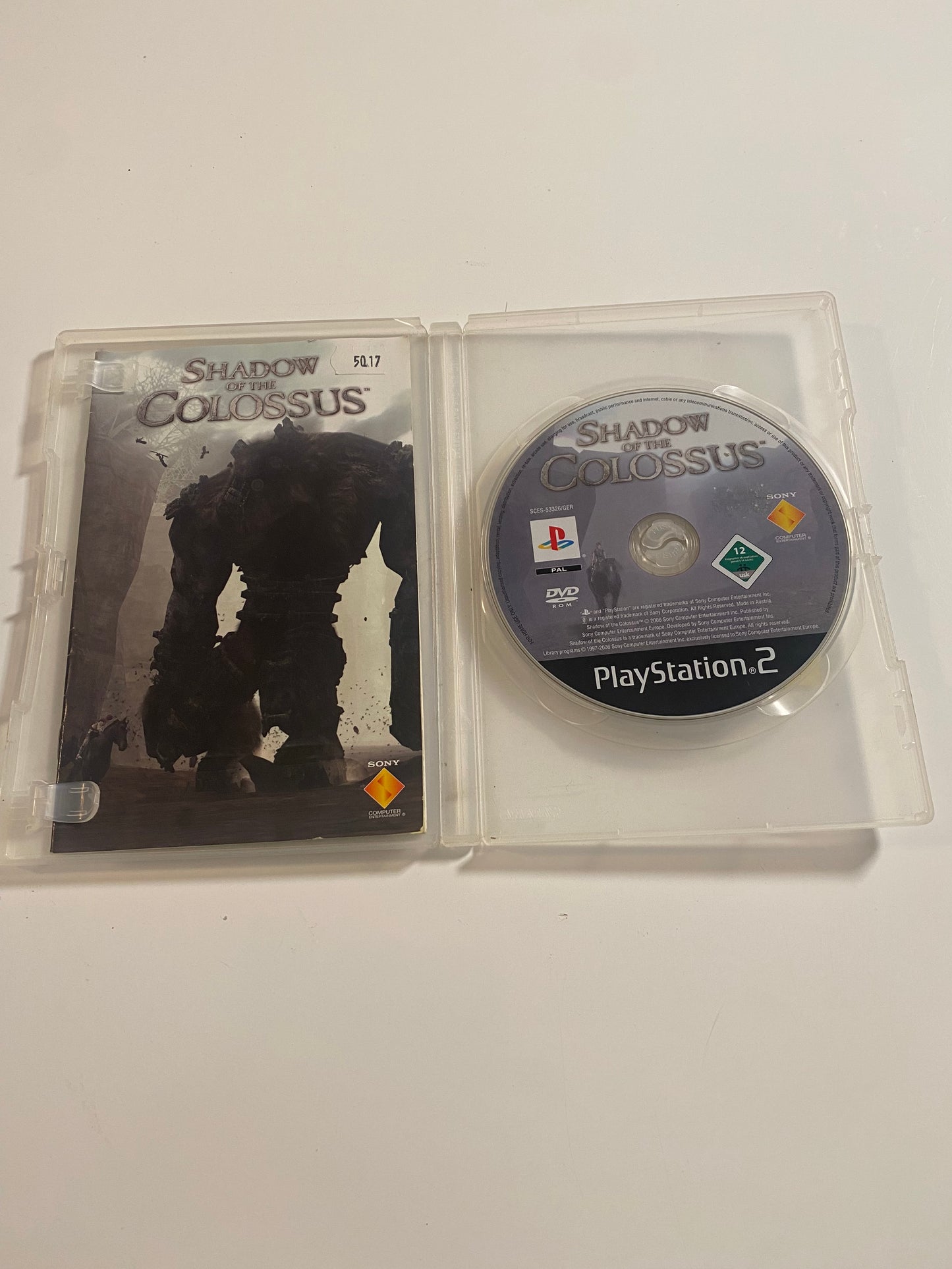 Shadow of the Colossus Playstation 2 PS2 Ohne Hülle mit Anleitung