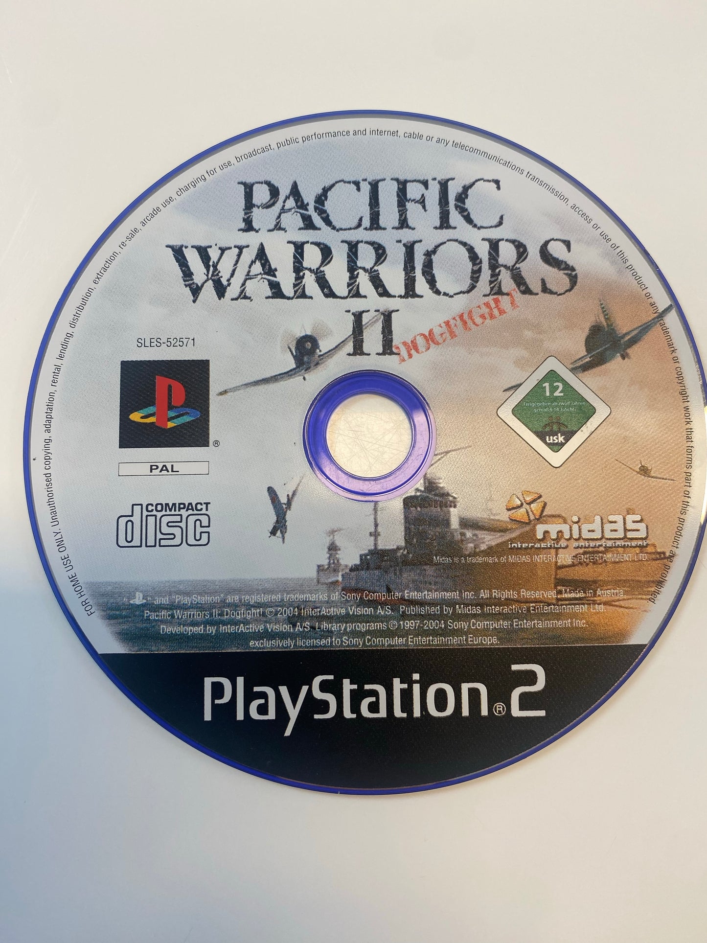 Pacific Warriors 2 Playstation 2