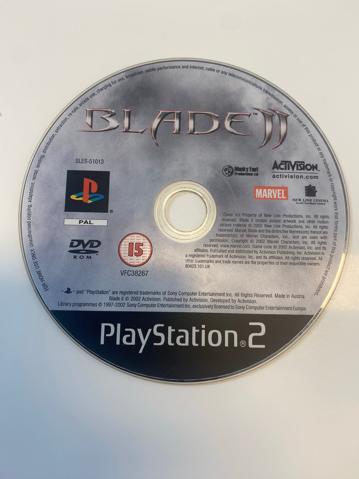 Blade 2 Playstation 2