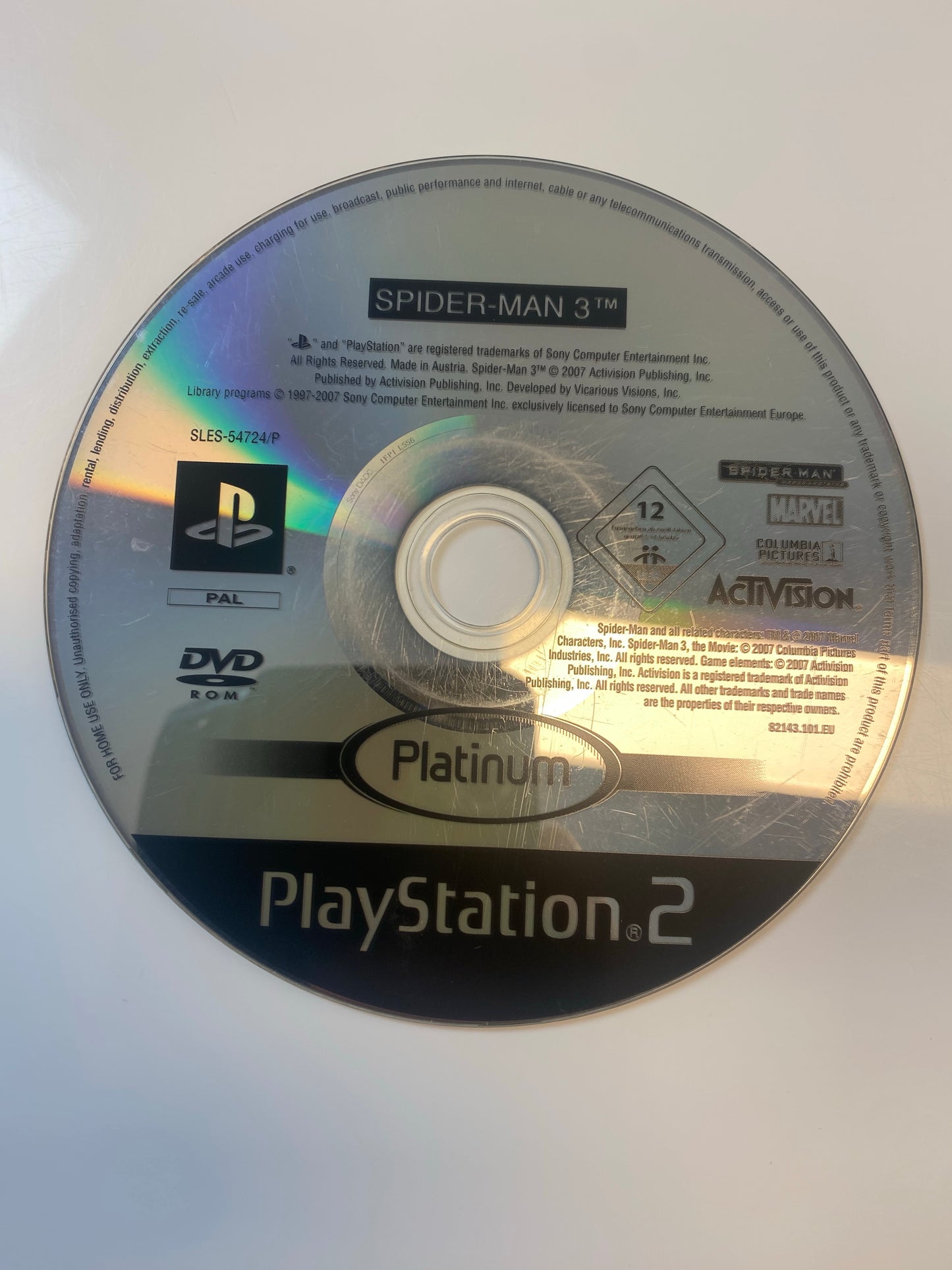 Spider-Man 3 Playstation 2