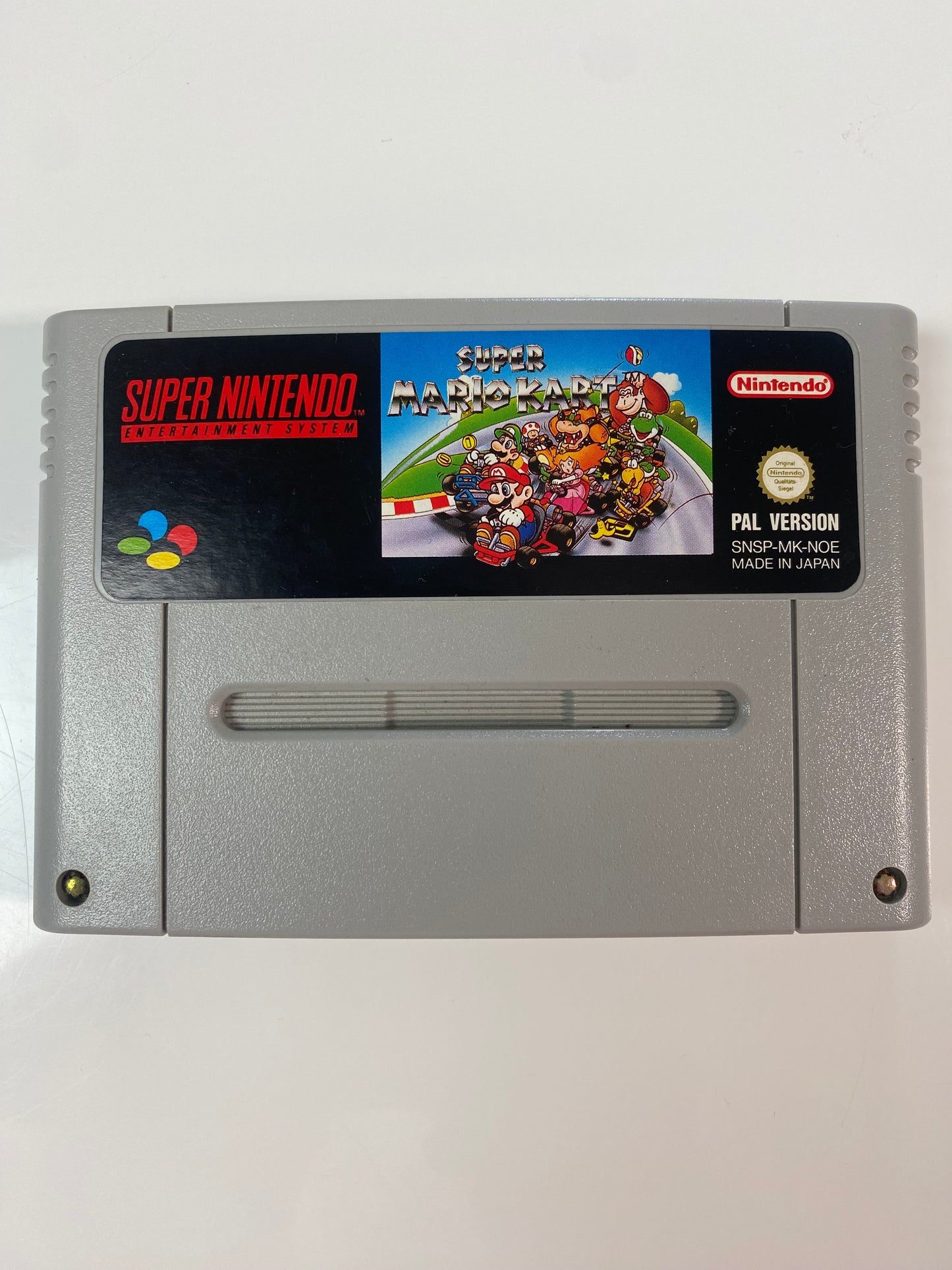 Super Nintendo Game - Super Mario Kart (Out of Box)