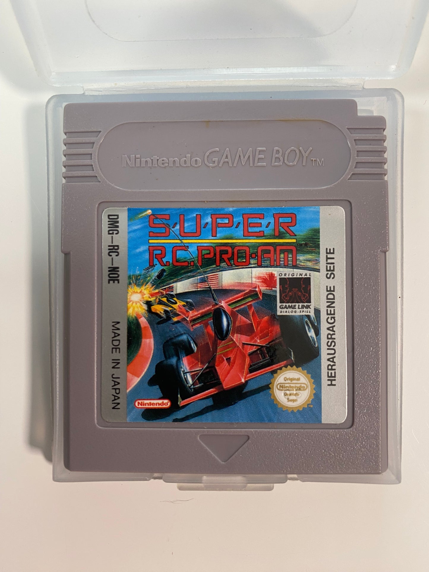 Game Boy Game - Super Rc Pro Am (Top condition, protective case included)