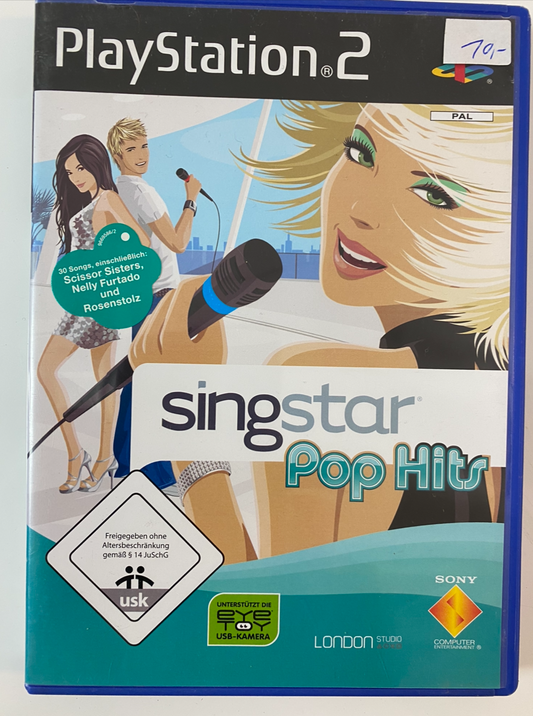 PlayStation 2 Game: SingStar Pop Hits