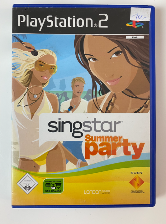 Playstation 2 game SingStar Summer Party