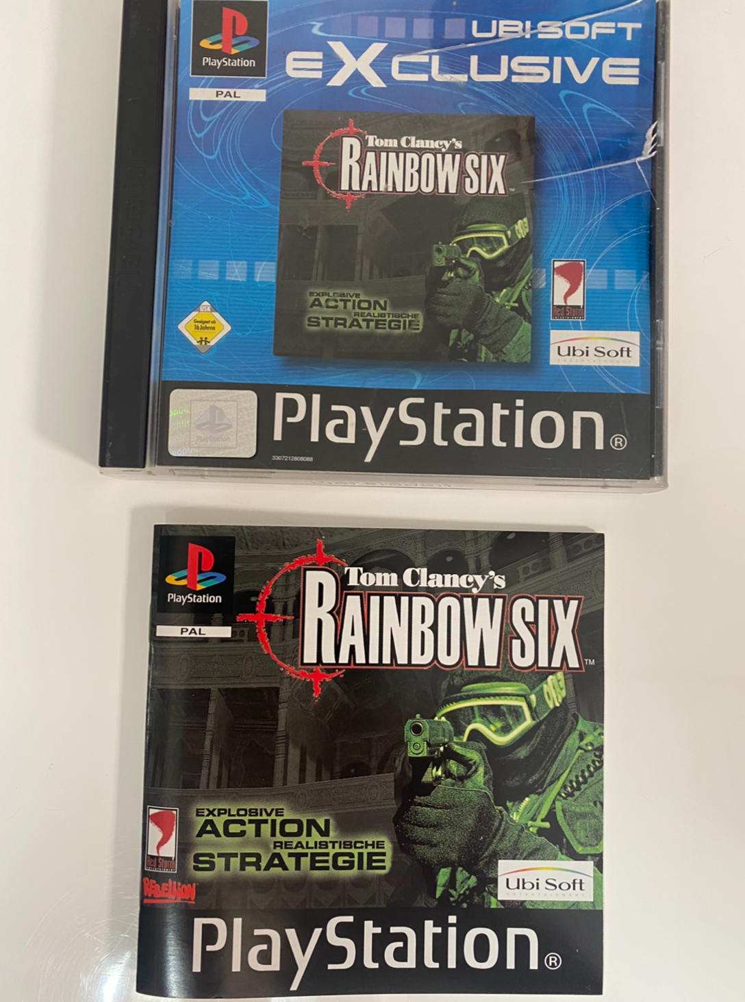 Tom Clancy's Rainbow Six Playstation 1 Spiel OVP mit Anleitung