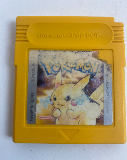 Pokémon Yellow Edition - Battery changed Game Boy game
