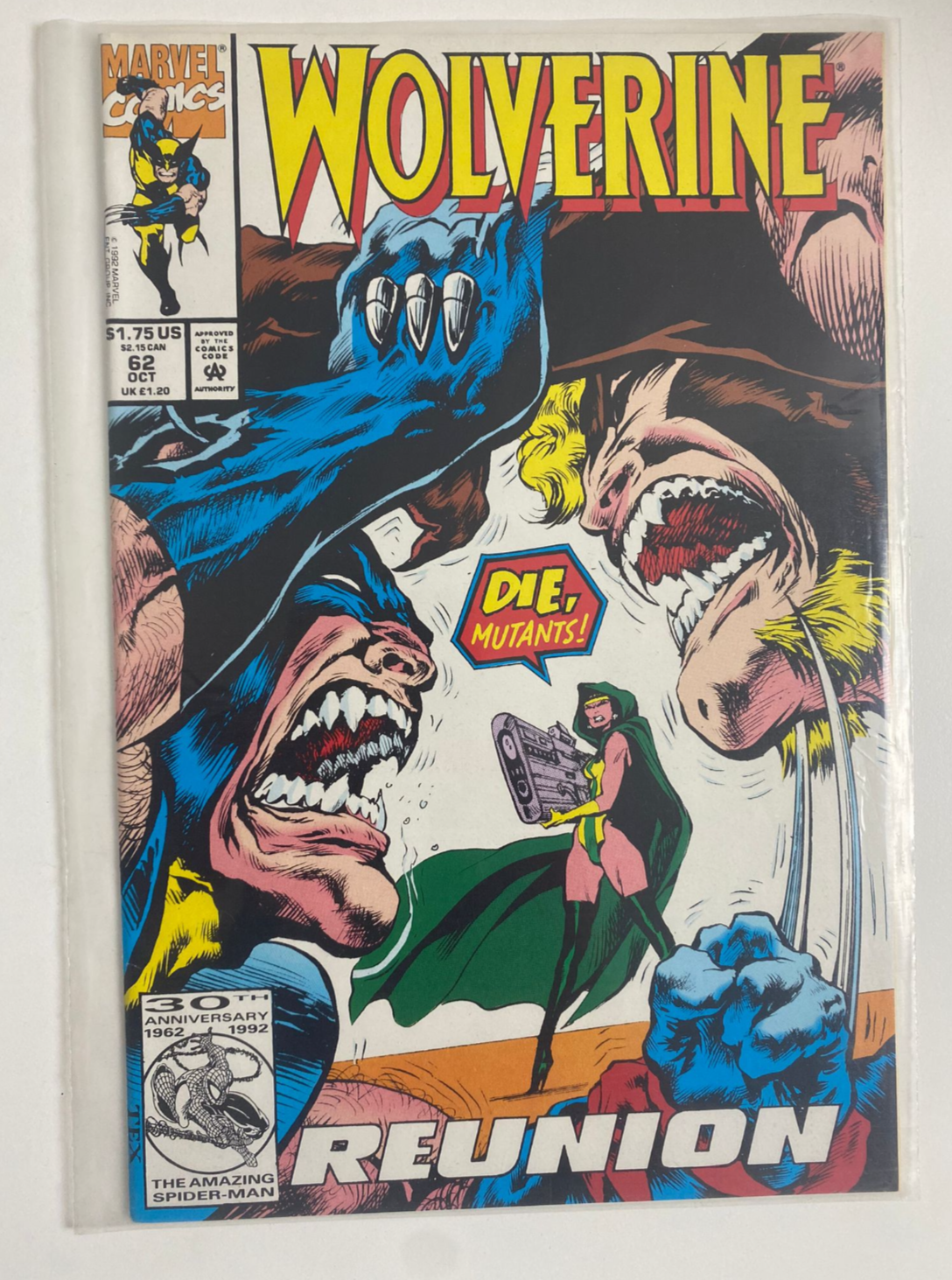 Marvel Comic Wolverine USA No. 62