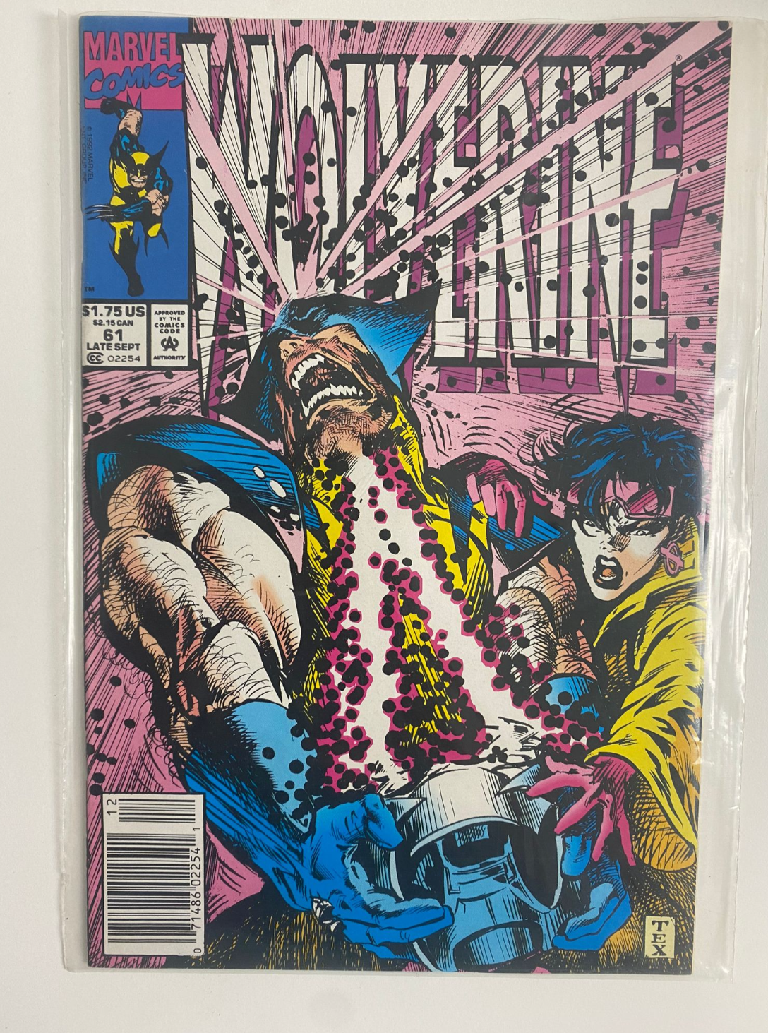 Marvel Comic Wolverine USA No. 61