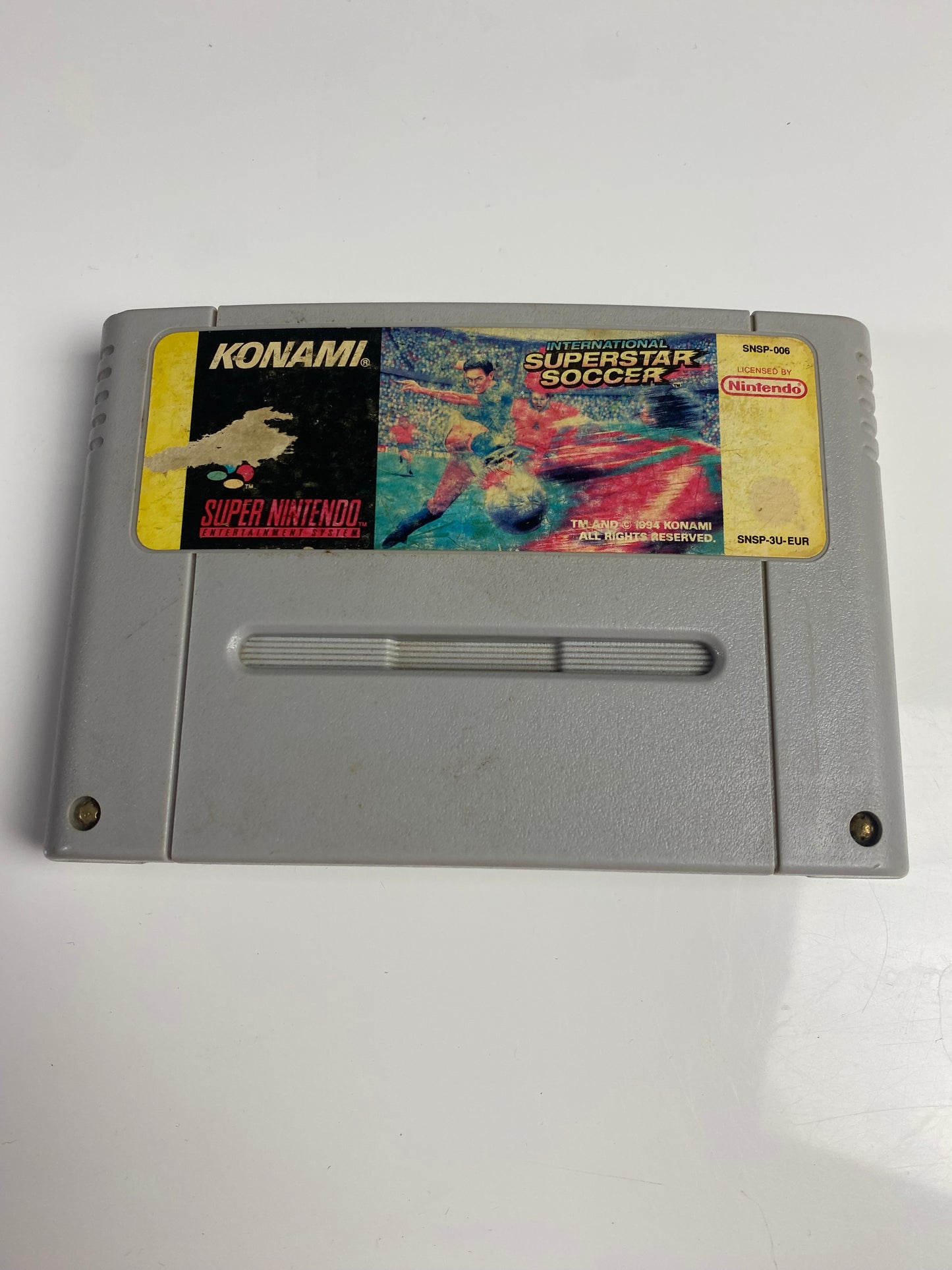Super Nintendo Superstar Soccer snes spiel
